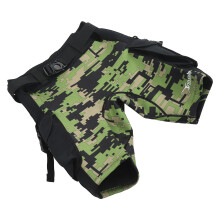 2.5mm Men's Diving Wetsuit Shorts with Storage Pocket - M 45cm Length