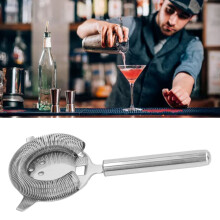 Stainless Steel Bar Strainer Cold Drink Cocktail Filter Kitchen Household