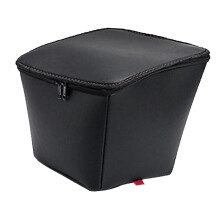 Bike Basket Liner Waterproof Cover Front And Rear Bicycle Storage Bag Camping 11.81x11.81x7.48 Inch Black