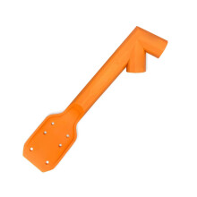 Gutter Cleaning Tool with Hook for 3/4 Inch Threaded Pole, Roof and Ground Debris Removal
