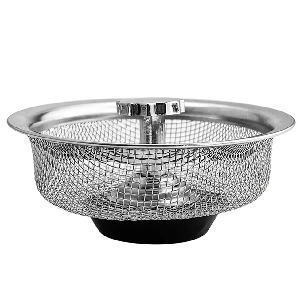 1Pc Kitchen Supplies Stainless Steel Sink Filter Hair Sewer Sink Plug Water Outlet Anticlogging Debris Garbage Processor 9382693824202