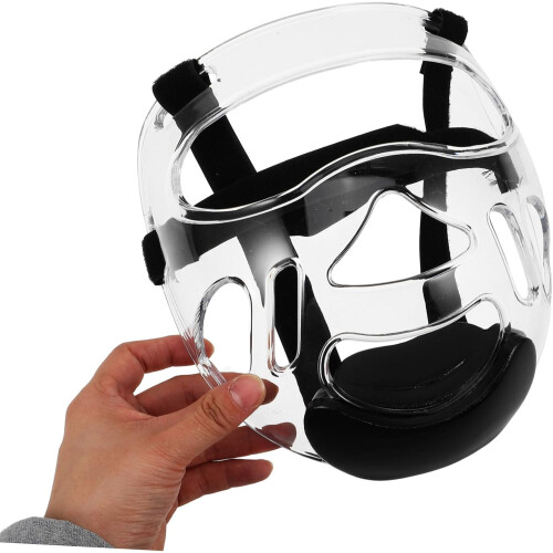 Multi Function Taekwondo Face Guard Removable Protector Shield for Karate Kickboxing 2