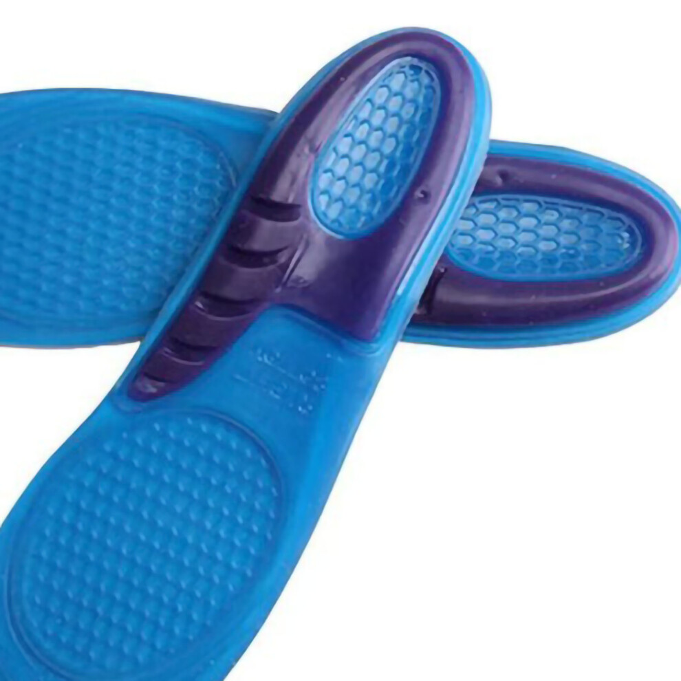Sports Insole TPE Silicone Shock Absorbing Inserts for Running & Hiking M 39-43