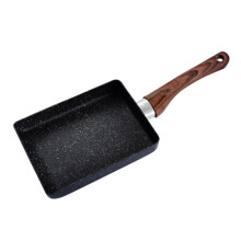 Non Stick Square Skillet Tamagoyaki Pan Omelette Maker Easy to Clean for Indoor Cooking or Outdoor Camping Random Color