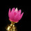 LED Lotus Candle Light with Soft Purple Glow, Buddha Decor  Plastic 3