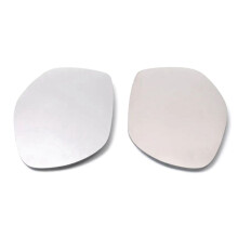1 Pair Rearview Mirror Glass Reversing Lens with Heating Reflective Lens Replacement for  Cayenne 957 2007-2010