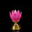 LED Lotus Candle Light with Soft Purple Glow, Buddha Decor  Plastic 2