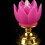 LED Lotus Candle Light with Soft Purple Glow, Buddha Decor  Plastic 5