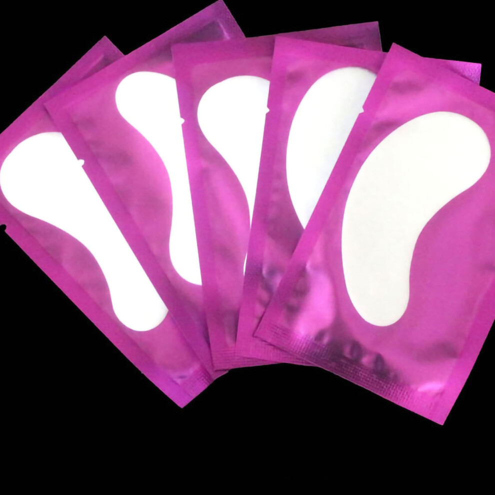 Purple/Dark Fiber Eye Patches For Puffy Eyes Circles, Comfortable 10 Pairs