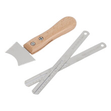 Gitarrensaitenbundreparaturwerkzeug Metall-Holzgriff Luthier-Set