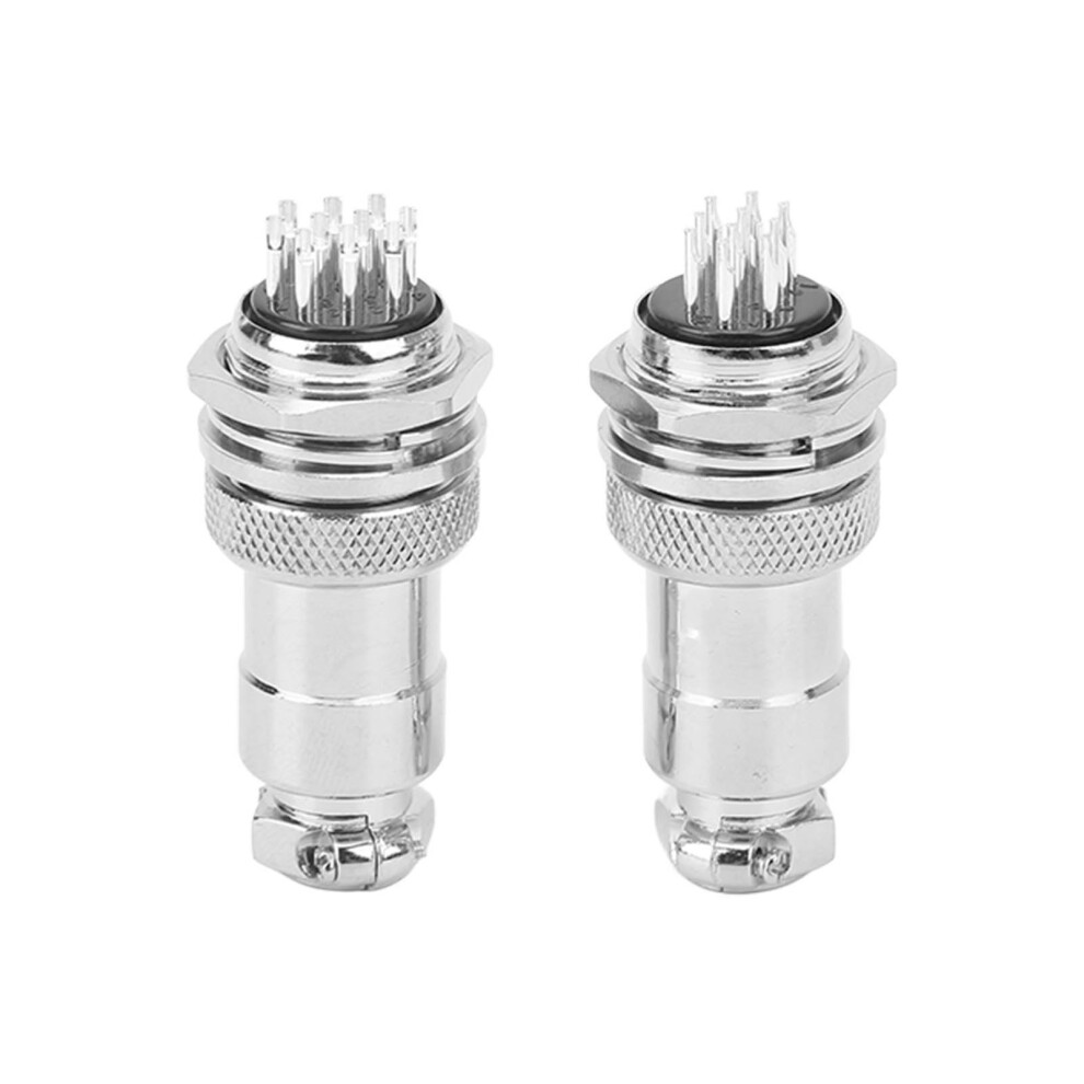 Aviation Plug Socket Connector 20Mm 10 Pin Copper Zinc Alloy 5021382215511