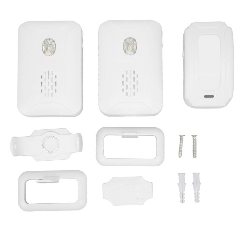 Wireless Infrared Doorbell with Motion Sensor, Long Range, 4-Level Volume