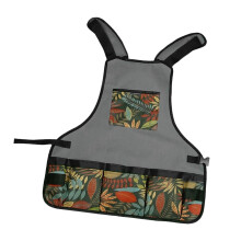 Garden Apron with Multiple Tool Pockets, Adjustable Waterproof Oxford Fabric for Gardening and Harvesting