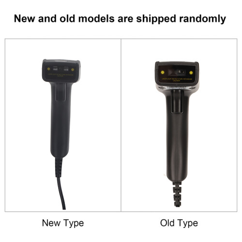 1D Handheld USB Barcode Scanner MJ 1400C, Black, 4mil Accuracy 2