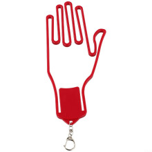 Gloves Holder Golf Gear Plastic Rack Dryer Hanger Stretcher Red