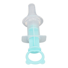 Pet Medicine Feeder Blue Silicone 12x6cm with Syringe & Measuring Cup
