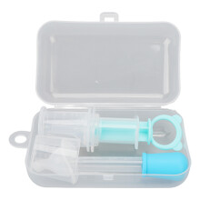 Flexible Silicone Feeding Syringe For Small Animals, Pet Liquid Feeding Kit With Micro Discharge Control And Measuring Cup