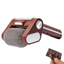 Electric Grill Cleaner Bristle , Bristle Spinning Grill Brush, 350 Rpm Stainless Steel, Led, Blasts Burnt Food For Gas/charcoal Grills