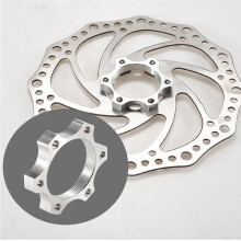 160mm Disc Brake for, 6 Hole Adapter Compatible with MTB and Road Bikes (adapter)