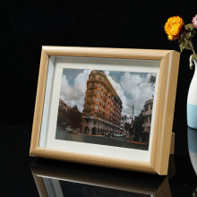 Rectangle Photo Frame Collage Picture Frame Wood MDF 6x8 Inch Tabletop And Wall Mount