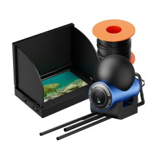 Underwater Fishing Camera with Night Vision, 4.3' LCD Fish Finder, 195 WideAngle, IP67 20M