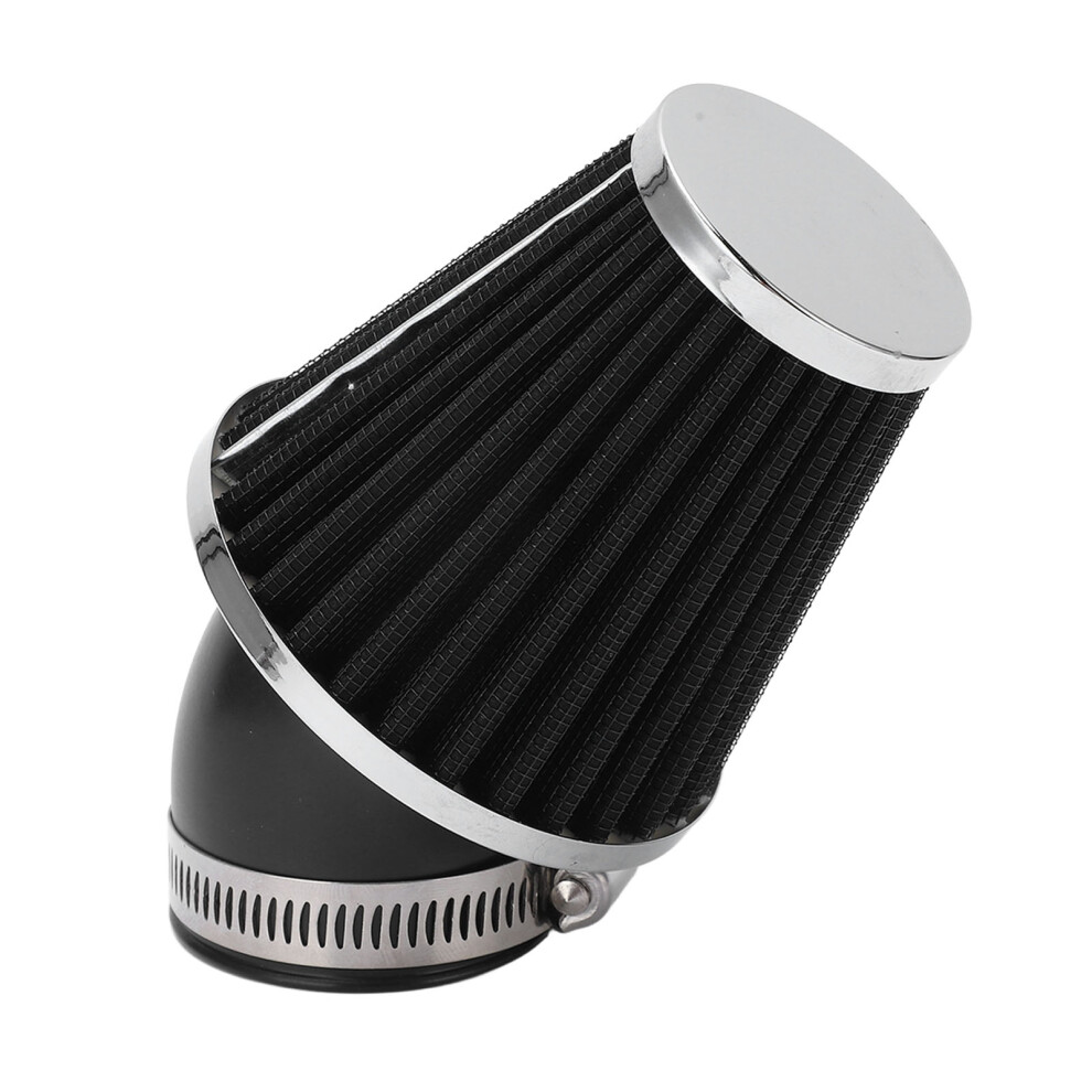 48Mm Air Filter 45 Engine Bend Cone For Motorcycle Atv Pit Bike Black 5091382196141
