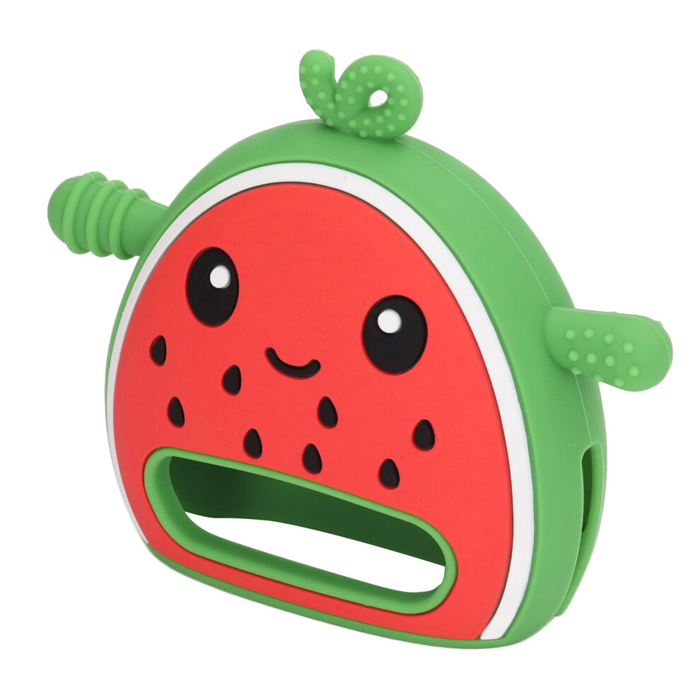 Watermelon Fruit Teether Glove Safe Silicone Sensory Play and Chewing Tool