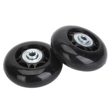 2 Stück Kofferrad Ersatzrad Satz 64x24 mm PU-Gummi Drehrollen