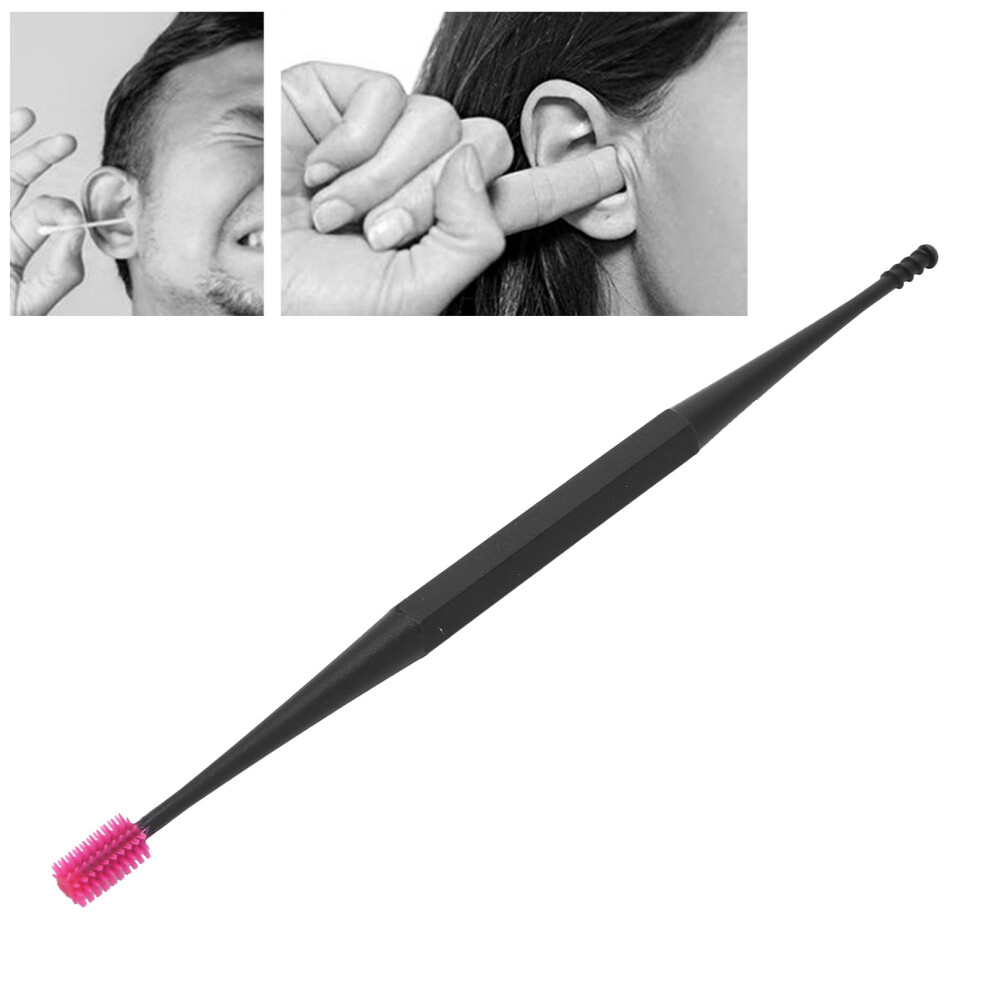 Pink Silikon-Spiral-Ohrstã¶Psel, Massage-Reinigung,
