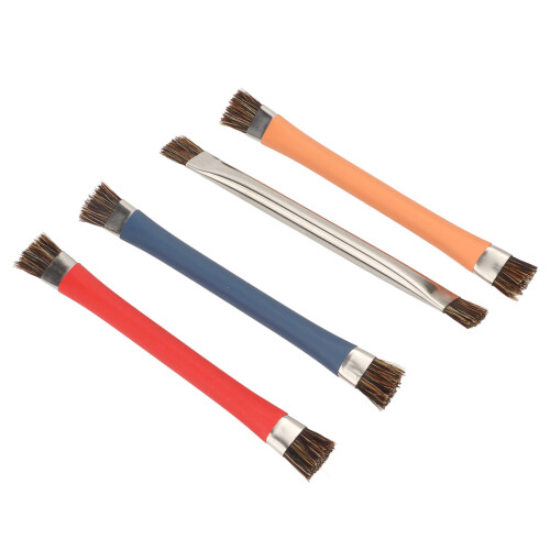 Electronics Cleaner Kit 4Pcs Anti Static Double Head Brush for Camera & Chips