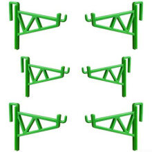 Set of 6 Beehive Frame Holders Tools for Organizing Frames in Apiary Settings (green)