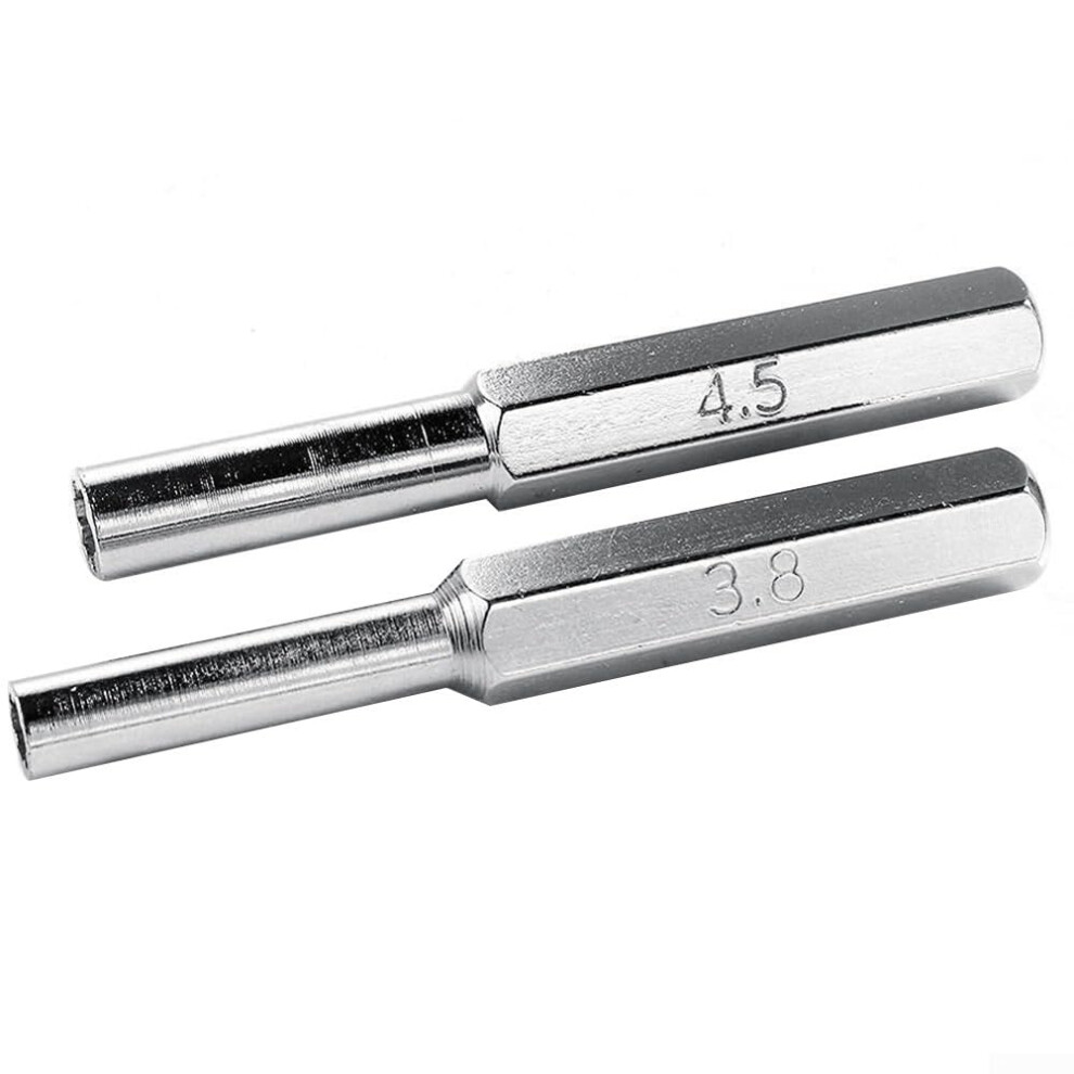 Stainless Steel Screwdriver Bit Tool 3.8Mm 4.5Mm For Nintendo Nes Snes N64 Console Ergonomic Nonslip Grip 2Piece 9382693976116