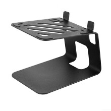 Metal Desktop Speaker Stand, AntiSlip ShockAbsorbing, 1Piece, For Small To Medium Bookshelf Speakers