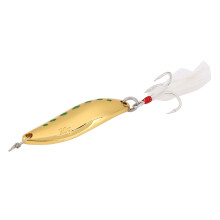 Durable Fishing Spoon, Unique Action High Strength Treble Hook Streamline Figure Bright And Shiny Color Attracts Fish Sharp Hooks Suitable For Freshwa