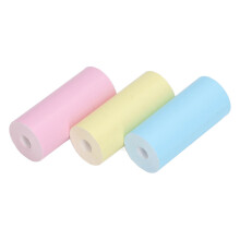 Carta Termica Mini 57x25mm Giallo Blu Rosa per Etichette e Foto