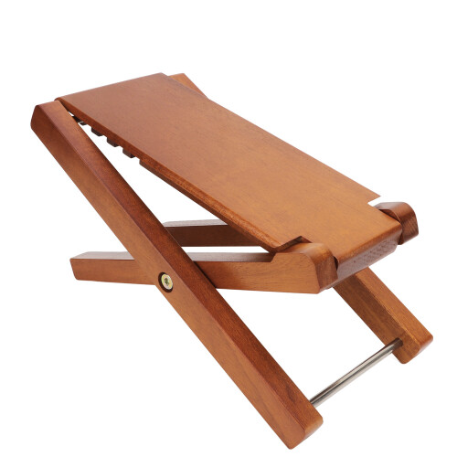 Sturdy Wooden Guitar Foot Rest, Adjustable, Foldable, Elegant Style 2