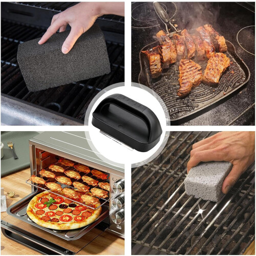 Grill Stone Cleaning Block, Heavy Duty Pumice Scrubber, Griddle Tool 2