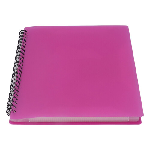 Large Capacity Pink PVC Music Score Folder, Sheet Presentation Book 2