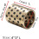 JDBtype Oil Selflubricating Graphite Copper Bushings 15x21x12mm 3