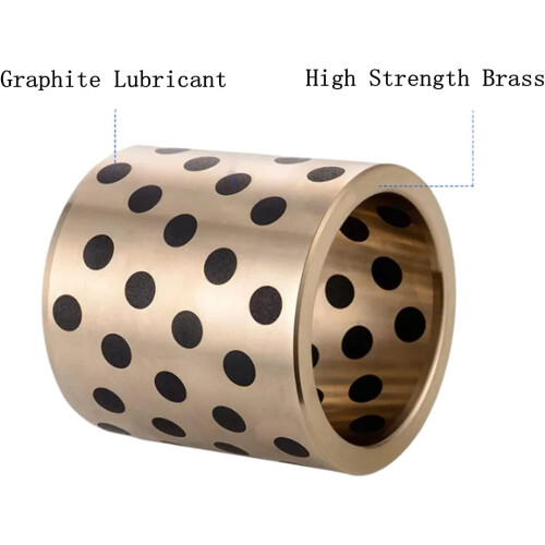 JDBtype Oil Selflubricating Graphite Copper Bushings 15x21x12mm 1