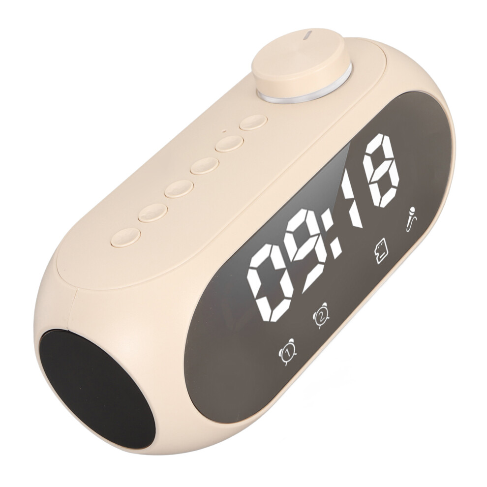 Wireless Bluetooth Speaker 5W Rgb Mirror Alarm Light/Beige 7621375191051