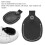 Black PU Leather Bow Limb Protector with Snap for Archery Shoes 9