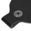 Black PU Leather Bow Limb Protector with Snap for Archery Shoes 6