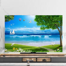 TV Dust Cover 3285 Inch Indoor Polyester Flat Screen Protector DustProof ScratchResistant