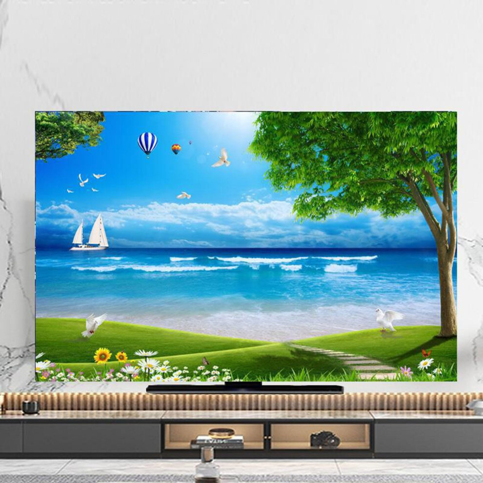 Tv Dust Cover 3285 Inch Indoor Polyester Flat Screen Protector Dustproof Scratchresistant 9426802652505