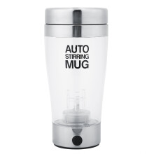 Electric Self Stirring Coffee Mug, Premium Stainless Steel Automatic Mixer, Stylish Eco-Friendly Drinkware for Office Home, Features LCD Temperature