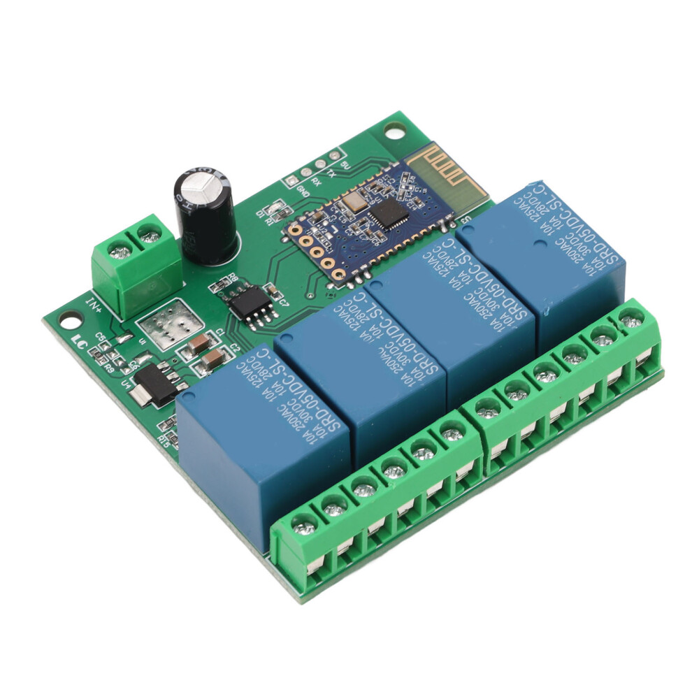 4 Channel Bluetooth Relay Module Dc5v Remote Control, Open 30M 4651374098344