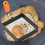 Egg Muffins Set  NonStick Square Egg Rings with Silicone Handle 4