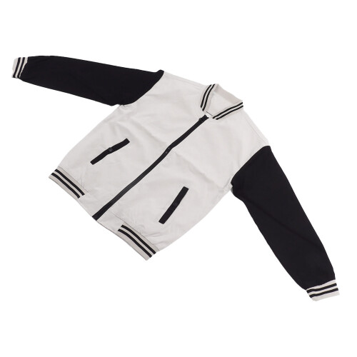 Μόδα Μπουφάν Letterman Vintage Μπέιζμπολ Μπουφάν Αντιανεμικό Μανσέτα Μαλακό Αναπνεύσιμο 1