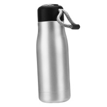 Insulated Stainless Steel Riding Kettle for Outdoor Activities Durable Leakproof Silver